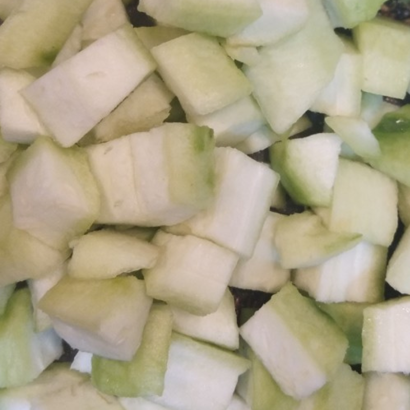Scubefarms Ridge Gourd - Diced Price per 100 Grams
